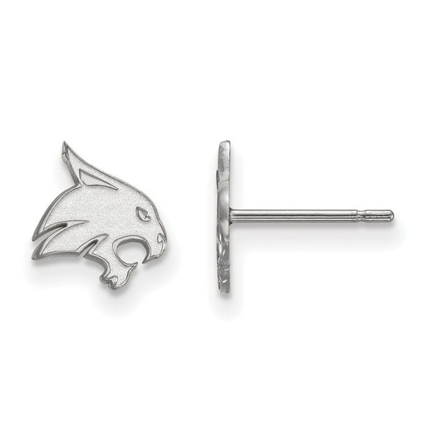 14K White Gold Texas Large State Earring 14K White Gold Texas Large State Earring